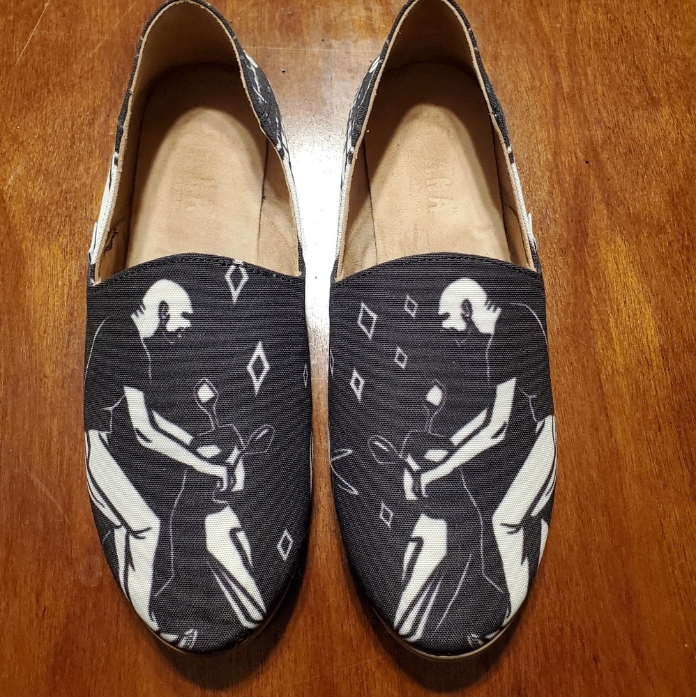 Anthropologie handmade shoes from Lebanon